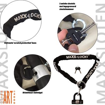 Black Friday | Scooterslot ART 3 Maxx-Locks Naseby - 120 cm