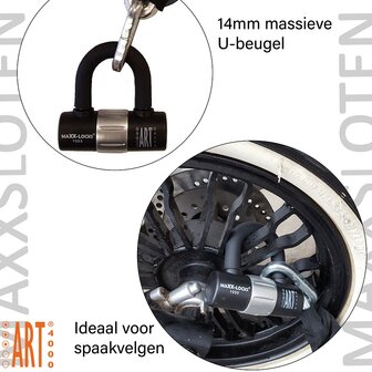 Black Friday | Scooterslot ART 3 Maxx-Locks Naseby - 100 cm