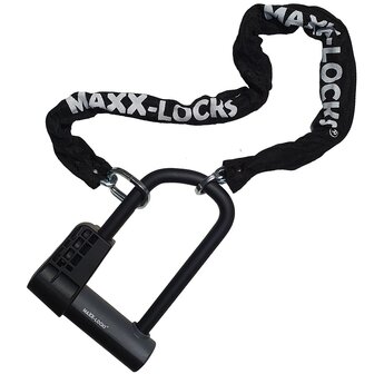 Maxx-Locks Huntly Beugelslot + Ketting ART2 - 20cm