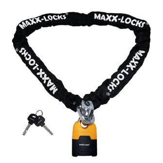 Maxx-Locks Ohura ART 4 Motorslot / Scooterslot - Inclusief Slot Spray - Kettingslot met 12 mm Dikke Schakels - Art Gekeurd Slot