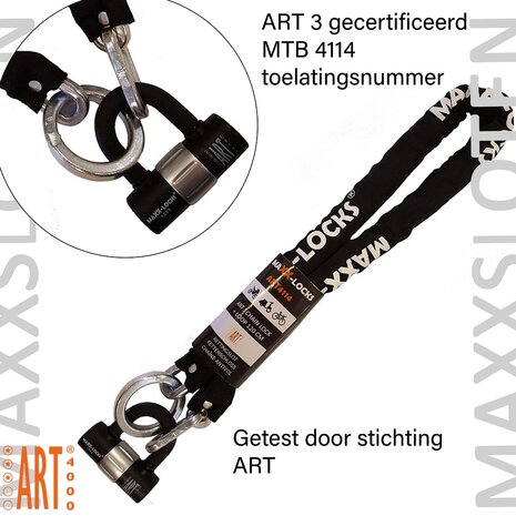 Scooterslot ART 3 Maxx-Locks Naseby - 150 | Maxxsloten.nl
