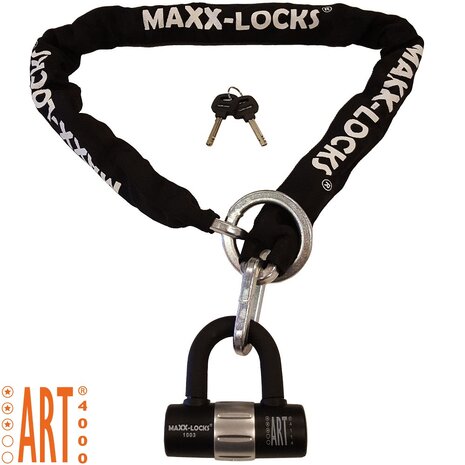 Maxx-Locks scooterslot ART 3 met loop + 100cm ketting