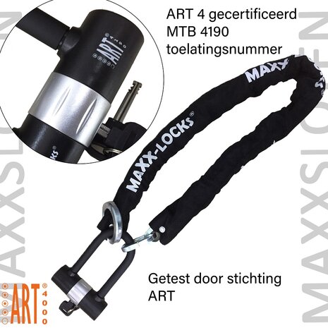 Black Friday | Bootslot / Motorslot Maxx-Locks Tirau ART 4 loop + verlengde U-beugel - 300 cm