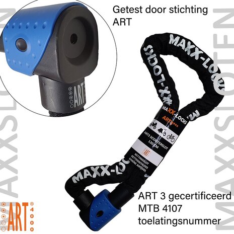 Black Friday | Maxx-Locks Scooterslot ART 3 Patea Vaste kop - 120 cm