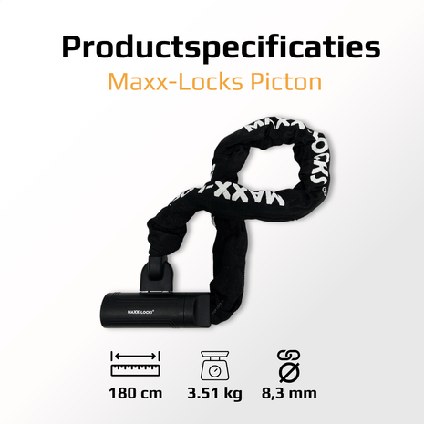 Maxx-Locks Picton Kettingslot - Art 2 Fietslot